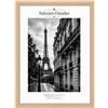 Rahmen-Paradies Cornice Portafoto 33x70 cm da Parete, Acero naturale, in MDF con Vetro Acrilico Infrangibile, per Poster, Foto, Diplomi, Certificati e Stampe d'Arte