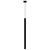 TEKHOME Lampada a Sospensione LED 3W Nera Moderna, Tubo Cilindrico Minimalista con CCT Switch 3000K 4000K 6500K, Luce Focale per Isola Cucina Bar Tavolo - A11-N3C