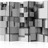 murando - Paravento da Interno Acustico, Separe Divisorio, 3D, 225x172 cm | 5 Pannelli, Stampa su Due Lati, Tela in TNT, Pannelli Fonoassorbenti Decorativi, Protezione dai Rumori