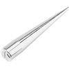 Miskall Rivetti a Punta in Metallo Rame da 10 Pezzi, Rivetti a Cono Metallico da 7 mm e Borchie a Vite per Artigianato in Pelle Fai-da-Te(d'Argento)