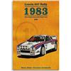 JONZA Poster vintage con auto da rally per Lancia 037 Rally 1983 WRC dipinto decorativo su tela da parete e arte per camera da letto di famiglia decorazione 60 x 90 cm