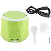 Gsycle Fornello di Riso 24V 140W 1,6 L, fornello Elettrico Instapot Fornello di Riso Multifunzionale Portatile per Camion, 18 * 18,1 * 15,6 cm (Green)