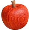 Stakee Mini Mele Decorative, Ornamenti di Mele in Legno, Modello di Frutta Simulata, Ornamento di Frutta Intagliato in Legno per Casa