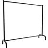 CLP Appendiabiti Lara I Appendiabiti in metallo I Appendiabiti robusti | Colore nero Dimensione 150x38x120 cm
