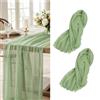 xiruiubao Runner Tavola Verde Salvia, 2 Pezzi Runner da Tavola Moderno Chiffon, Decorazione da Tavolo per Matrimoni, Feste, Festività, Vacanze e Compleanni, 75x300cm
