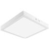 GTV Fabro - Plafoniera LED, 24 W, 2400 lm, quadrata, 4000 K, bianco neutro, IP40, montaggio a pannello LED, AC 220-240 V, 30,5 x 30,1 cm