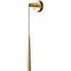 Mjsdjof Lampada da parete a tubo lungo in rame, applique cilindrica in ottone, lampada da parete a cono ultrasottile, applique moderne a LED - 3 W - 3 modalità colore, lampade d'atmosfera per illuminazione de