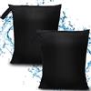 Nswayy 2 borse da viaggio impermeabili 40 x 50 cm, con cerniera, per vestiti, scarpe e cosmetici, colore nero