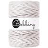 Bobbiny, filato macramè, 5 mm, bianco (moonlight)