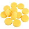 Lankater 12pcs Rotonda Vernice Spugna Craft Spugne Per Pittura Su Ceramica Acquerello Spugne Art (giallo)