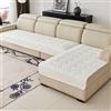 LLIDDAMES Copridivano Impermeabile Copri Divano Antigraffio Gatto Cani Coperta Universale con Supporto antiscivolo, a Forma di L Protezione per Mobili Moderna Lavabile(Beige,90 * 90cm)