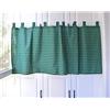 Yaland Gingham - Tenda a quadretti, per cucina, 100 x 80 cm, colore: Verde