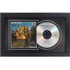 GMFrames Cornice per CD con vero vetro, cornice musicale firmata per disco e libretto, parete e tavolo, nero opaco