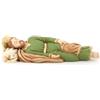 SHALOM - Statua San Giuseppe Dormiente In Polvere Di Marmo. Larghezza 14 Cm