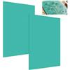 Silkmin 2 Pezzi Linoleum per Incisione A4, Spessore 2 mm, Verde, Morbid | Lastre per Stampa Linoleum in PVC, per Incisioni, Timbri Fai da Te, Artigianato, Progetti di Stampa, Realizzazione di Stampe