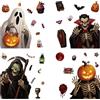 SANYUANHE Adesivi Statici Halloween(B)-Decorazione Sfondo Feste | Terrificanti fantasmi,Adesione Elettrostatica senza Colla,Finestre,pareti,porte in vetro,essenziale per casa,feste,scuola