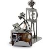 Steelman24 I Omini di Viti Radiologo con Portabiglietti da Visita I Idee Regalo Originale I Soprammobili in Metallo I Modellino