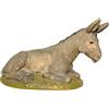 Ferrari & Arrighetti Asino Presepe 10 cm | Statuina Dipinta a Mano in Resina | Scultore M. Landi