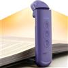 HIONXMGA Luce da Lettura con Clip, Lampada per Leggere Libri a Letto | Batteria da 700 mAh, fino a 140 ore, USB-C, 3 temperature di colore, 5 livelli, modalità tramonto 30 min,Viola