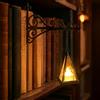 Generic Lanterna per biblioteca, illuminazione decorativa per libreria, angolo lettura luce notturna a LED, lampade da libreria in metallo, lampada da tavolo vintage, ornamento per la casa degli studi