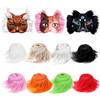 Tyqour 8 strisce di pelliccia sintetica per maschera Therian, soffice tessuto in finta pelliccia per maschere pelose fai da te, perfette per artigianato e cosplay
