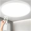YIFMOO Plafoniera LED Dimmerabile da 50W, Ø60CM Lampada da soffitto con telecomando