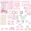 BDKMMS Ita Bag - Set decorativo con inserto e fiocchi e decorazioni in raso per borse fai da te