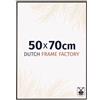 Dutch Frame Factory - Cornice 50x70 cm Antracite - Plastica | Vetro acrilico antiriflesso, Montaggio a parete, Adatta per foto, poster o puzzle, Made in Holland