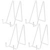 YCSM-IOU 4 Pezzi Supporto Cavalletto Espositore Porta Piatti | 6 Pollici Cavalletti per Tavolo in Ferro, Supporti Piatti da Esposizione, per Piatto Decorativo Foto Cornice Libri