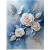 cukol cukol Kit Punto Croce da Ricamare Prestampato Completo, 11CT 36x46 CM | Quadro Rosa Farfalla, Schemi Facili Principianti, Set Ricamo ha Aspetto Raffinato per Decorazioni Parete, Hobby Creativi