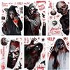 Littleboyny Adesivi per finestre di Halloween, 6 fogli