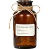Upstore Vaso in vetro ambrato da 500ml vaso decorativo in vetro da Apothecary vasi da fiori in vetro vintage con design a corda creativa per decorazione domestica centrotavola per feste di nozze tavolo