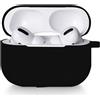 MyGadget Custodia in silicone per Apple Airpods Pro Custodia di ricarica in silicone Soft Case in nero