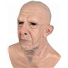 Ameble Maschera da Uomo Anziano Viso Realistico, Comoda Maschera in Lattice per Eventi Cosplay di Halloween per Adulti