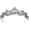 PartyforU Medusa - Cerchietto per capelli a forma di serpente, accessorio | Fascia per capelli Medusa con strass, dea greca, accessorio per costume di Halloween e carnevale