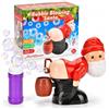 SylFloe Babbo Natale Spara Bolle, Macchina Per Bolle Elettrica Con Musica E LED | Macchina Per Bolle Natalizia Buffa E Divertente, Crea Allegria, Per Interni Ed Esterni, Regalo Sorpresa Di Natale