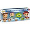 Funko POP! Disney Pixar Toy Story 5 4 Pack - Woody, Buzz, Alien, Jessie | Gadget Ufficiale - Personaggio in Vinile da Collezione da Esporre - Idea Regalo Compleanno per Fan e Collezionisti