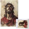 Yeogcohe Puzzle 5000 Pezzi Gesù Puzzle Religione Grandi Dimensioni per Adulti Con Scatola di Imballaggio e Immagini di Riferimento, Giochi Rilassamento e Intelligence, Come Regalo per Amici e Amanti M-1235