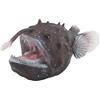 DAGLLGEW Figure di animali marini, modello realistico di rana pescatrice - Figure di animali marini in plastica per esposizione, decorazione di creature marine da 5, 3 pollici in plastica