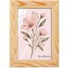Velora Home&Living VELORA H&L Cornice Foto Legno naturale 13 x 18 cm - Cornice in Legno con Plexiglass Trasparente, Portafoto da Parete, Cornice per Poster, Fotografie, Puzzle, Diplomi e Certificati
