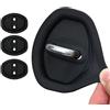 Generic Copertura serratura portiera auto, Protezione chiusura portiera auto - Copertura protezione serratura portiera, Copertura serratura auto, 4 pezzi Protezione chiusura adesiva copertura serratura portie