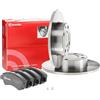 Palmaspareparts COPPIA DISCHI FRENO ANTERIORI + PASTIGLIE BREMBO PER PANDA (169) / PUNTO (176) / Y (840)