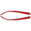 HMNMXQ Auto interni Cover Trim Per BMW Serie 3 GT F30 F34 2013-2018 Accessori Adesivi Decorativi Per Specchietto Retrovisore Per Auto Modificate In Fibra Di Carbonio Car Interni(Red)