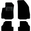 QUEMAR Tappetini Auto per Opel Mokka e Mokka X, Bordo Nero, 0 Ricami | 2012-2020 / Kit Tappeti Moquette e Gomma su Misura / Set 2 Anteriori + 2 Posteriori / Ricami e Colori Personalizzati