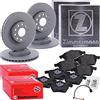 ZIMMERMANN FORMULA Z ZIMMERMANN Set freni incl dischi freno anteriori ventilati Ø312 mm + posteriori pieni Ø255 mm e pastiglie freno anteriori e posteriori + contatto di usura Compatibile con AUDI A4 B6 Cabrio (8H7), A4 B
