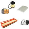 Generico KIT TAGLIANDO 4 FILTRI COMPATIBILE CON FIAT PANDA (169) - 1.3 D MULTIJET 1.3 4X4 ((EURO 4))