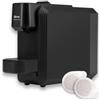 Girmi MC75W Macchina da Caffè a Cialde Caffè Concerto, Nero | Per cialde in carta, espresso e caffè lungo personalizzabili, 1400 W, 20 bar, espulsione automatica e serbatoio da 1 L