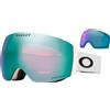 Oakley - Maschera da sci - Flight Deck Pro M Matte White Prizm Sapphire Iridium - Bianco