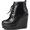 LaShoes StyliShoes Stivaletti da donna con plateau con zeppa