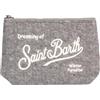 Saint Barth MC2 POCHETTE ALINE TRICOT GRIGIO 15 EMB